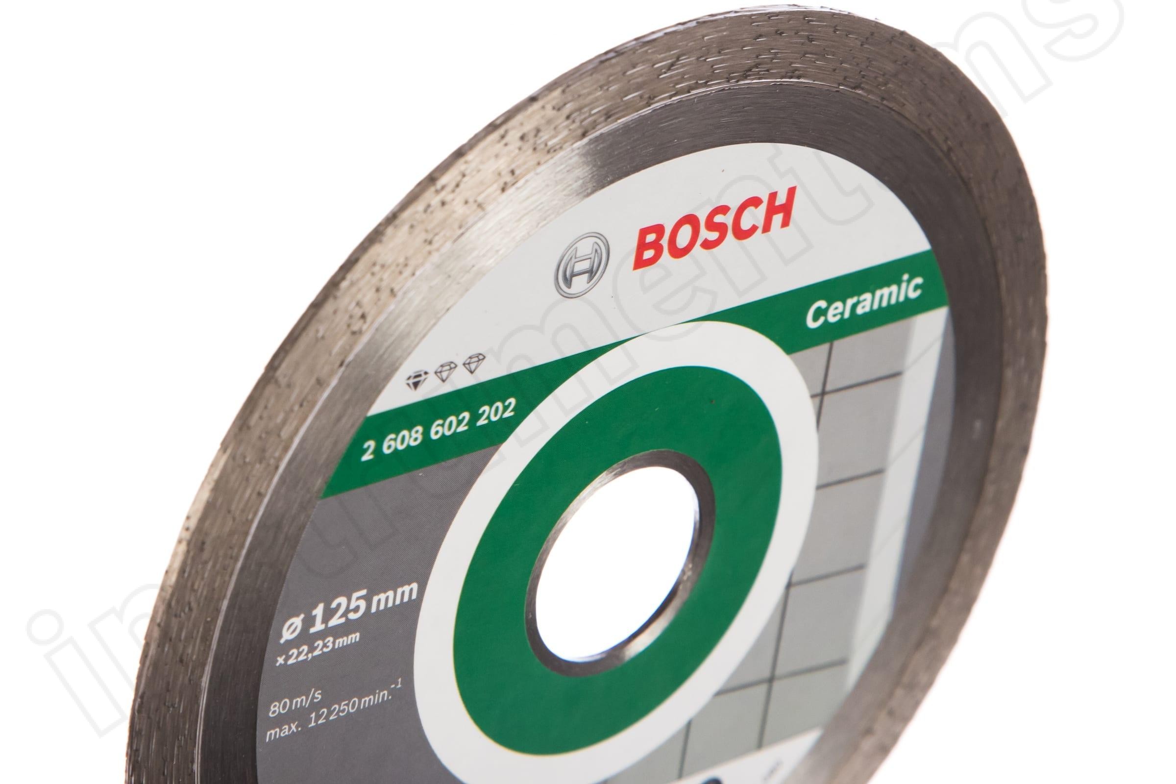 Алмазный диск Standard for Ceramic Bosch d=125х7х22,2мм - фото 2